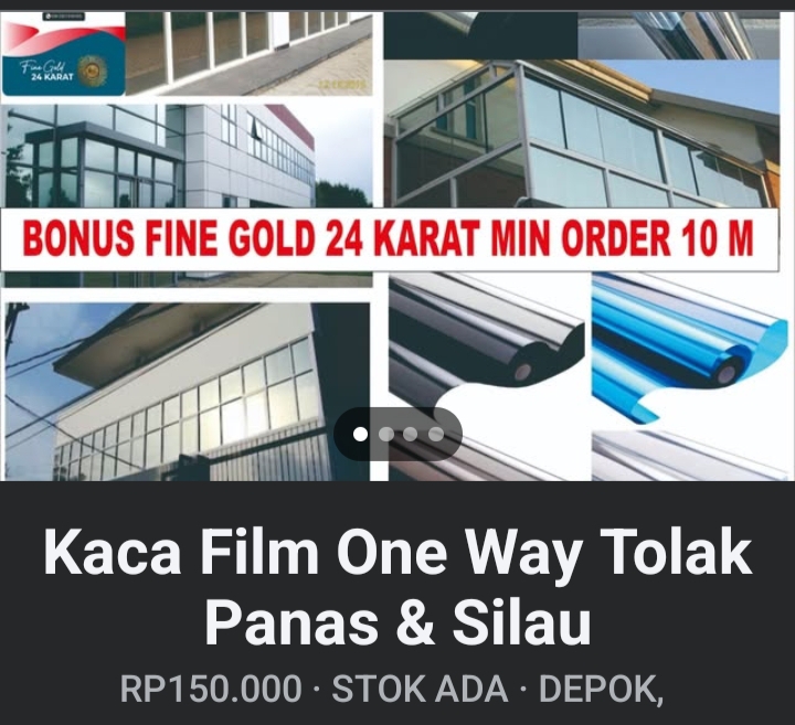 Kaca film one way premium kualitas terbaik Depok