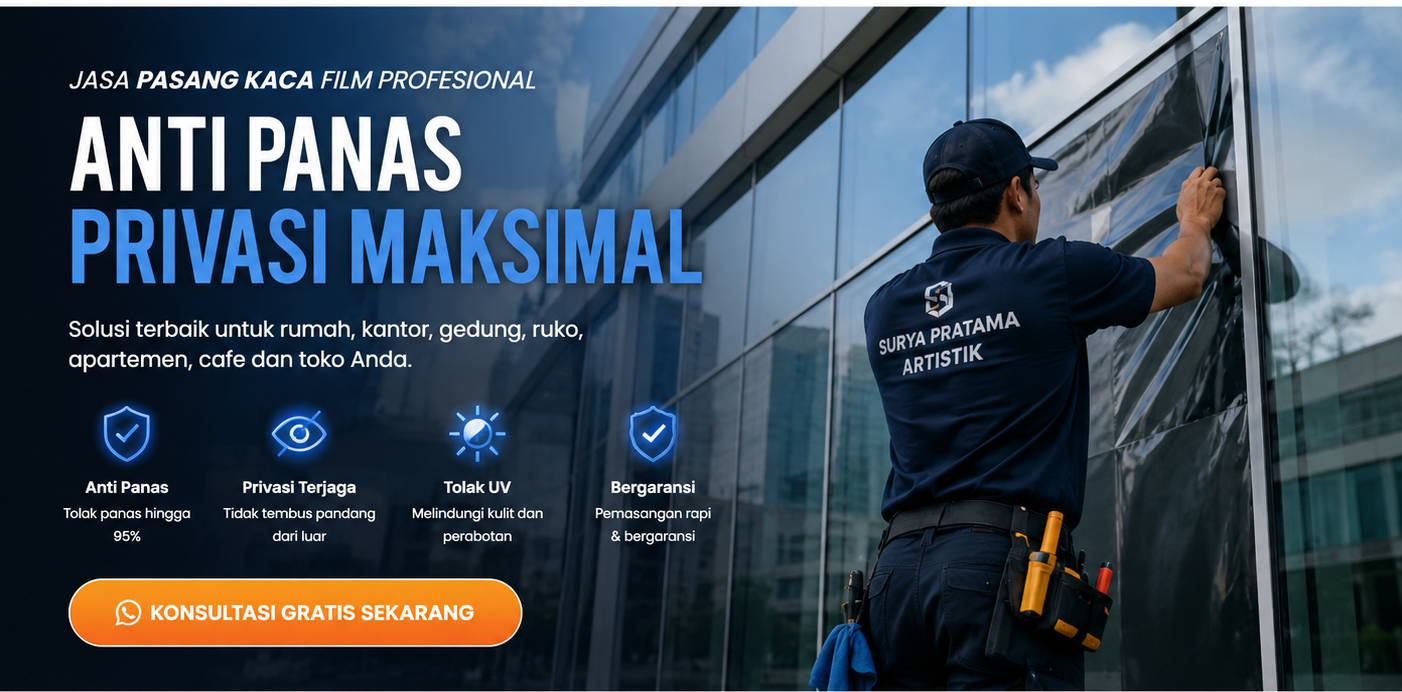 Jasa Kaca Film Rumah Depok