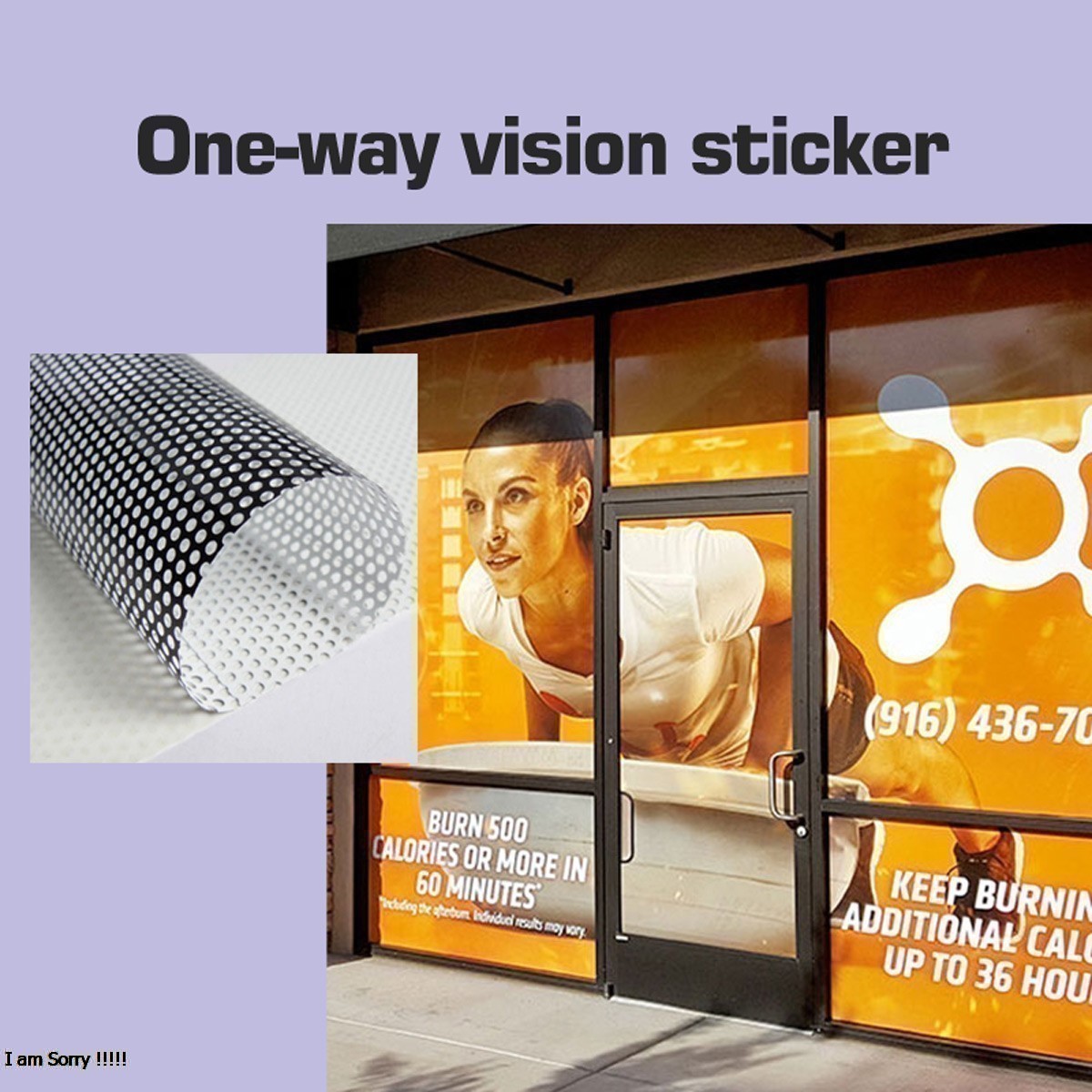 Jasa stiker one way vision Depok